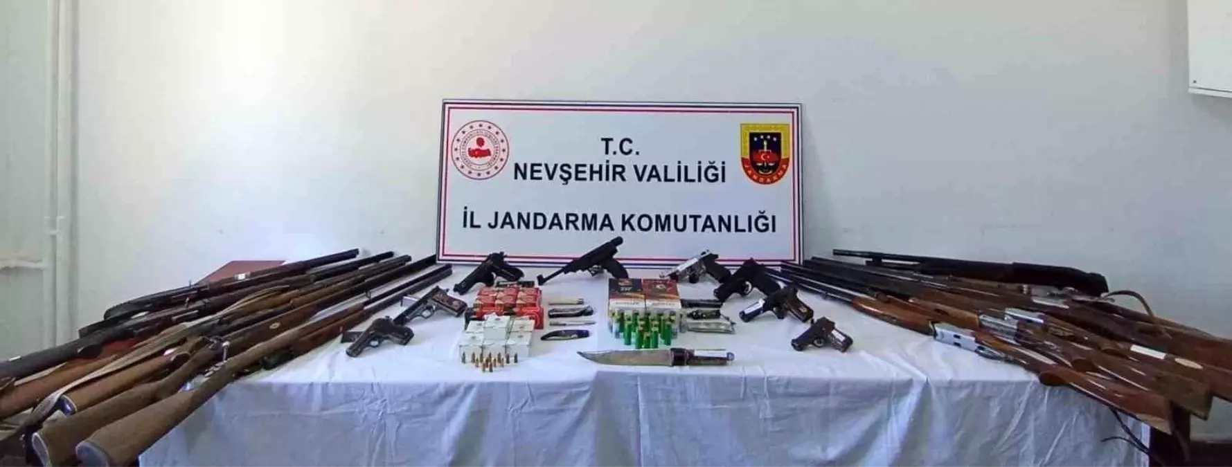 Nevşehir’de Silah Operasyonu: 9 Gözaltı