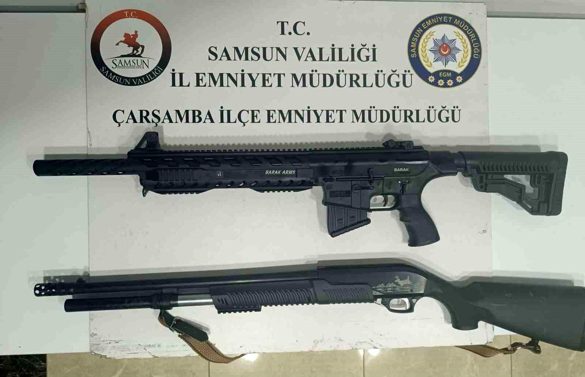 Samsun\'da Tüfekle Ateş Açan Şahıs Yakalandı