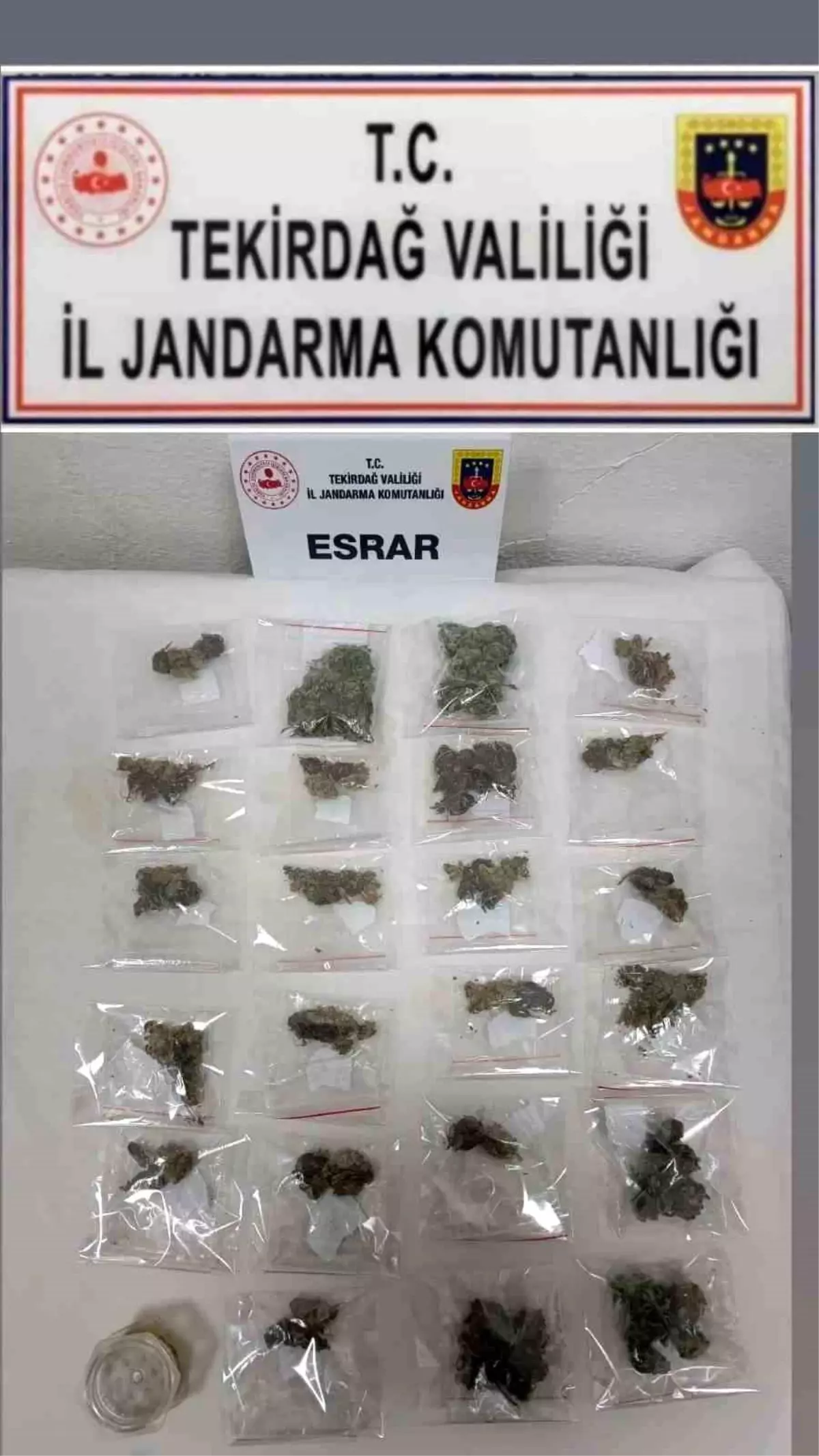 Tekirdağ\'da Uyuşturucu Operasyonu