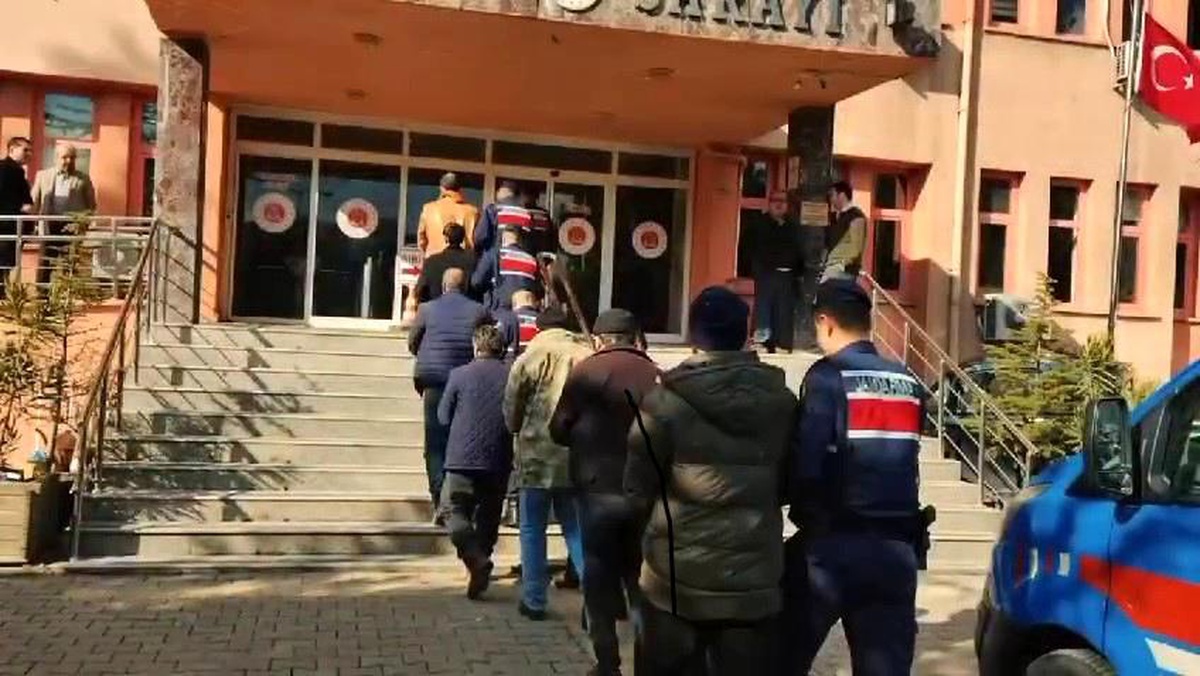 Kaçak Kazı Yapan 7 Kişi Tutuklandı