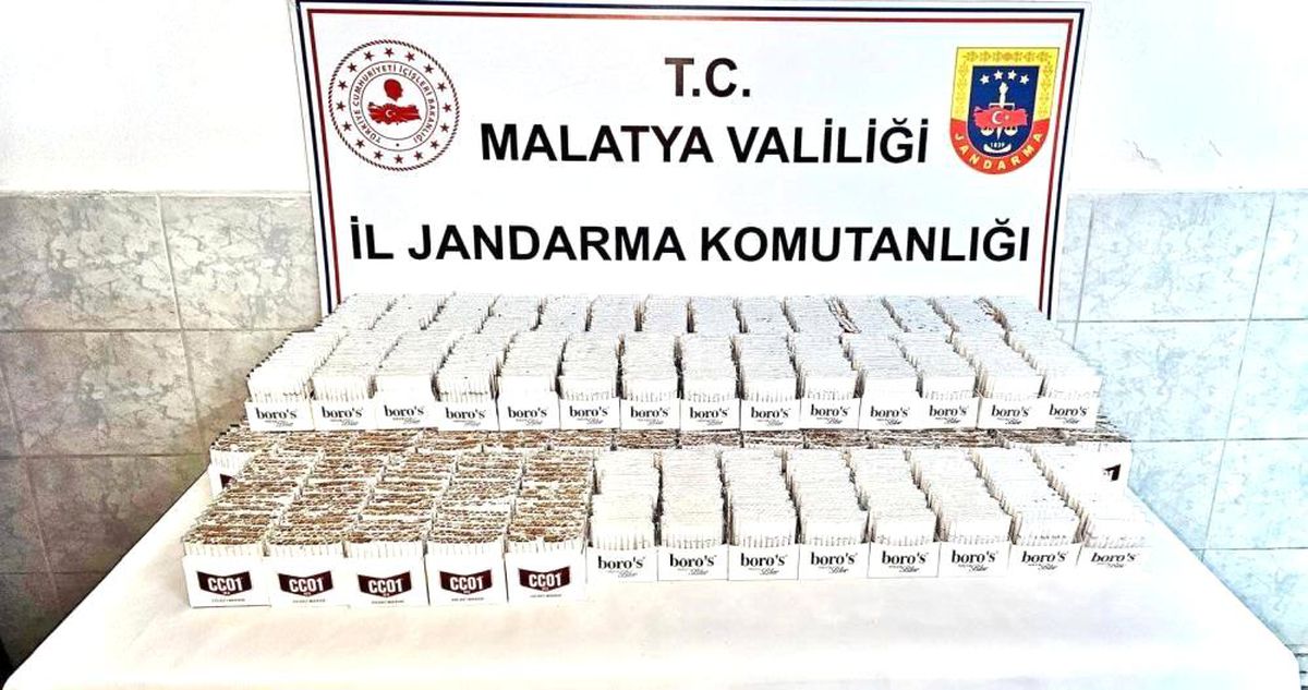 Malatya\'da Kaçak Tütün ve Alkol Operasyonu