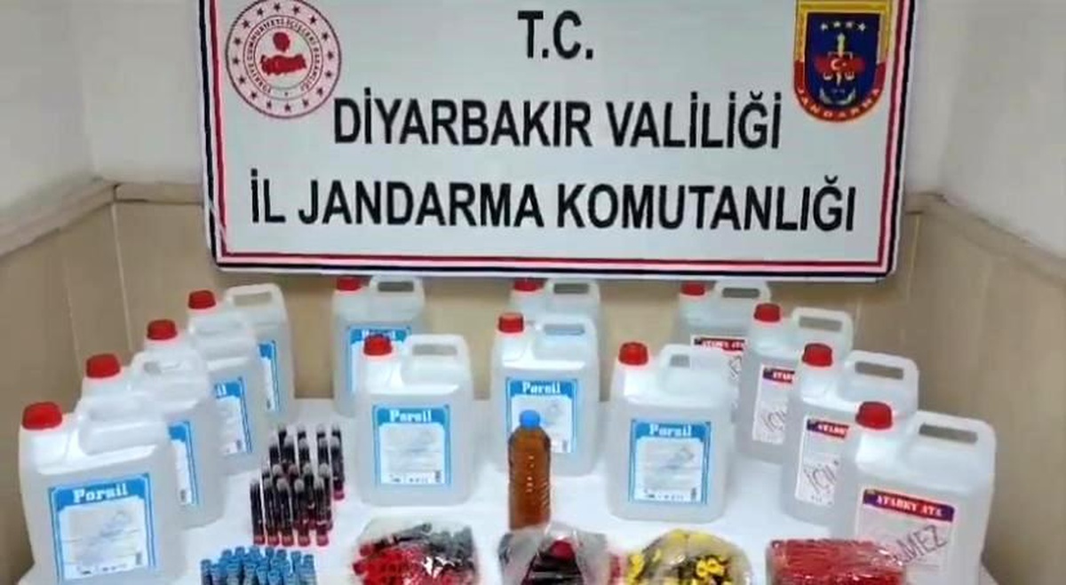 Diyarbakır\'da Kaçak Alkol Operasyonu