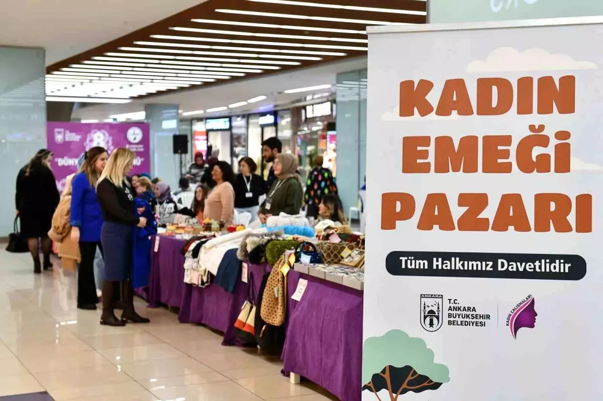 Ankara\'da Kadın Emeği Pazarı Etkinliği Başladı