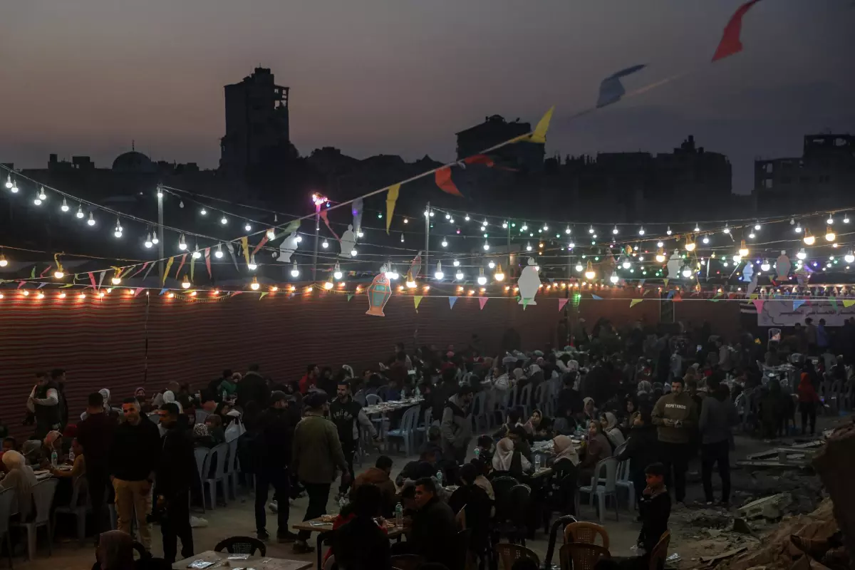 Gazze\'de İftar Sofraları