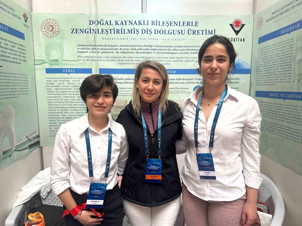 Lise Öğrencilerinden Organik Diş Dolgusu Projesi