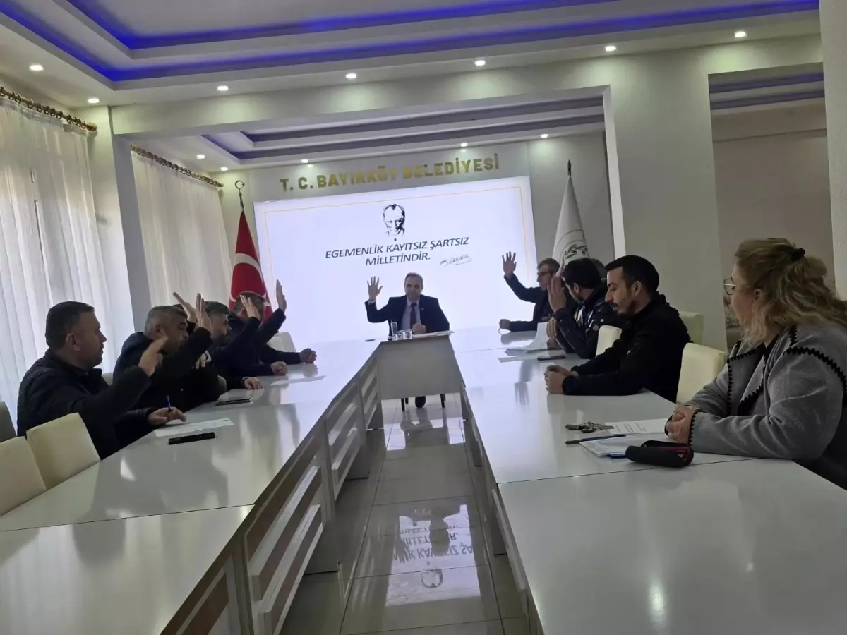 Bayırköy Belde Belediyesi Mart Ayı Olağan Toplantısı Gerçekleşti