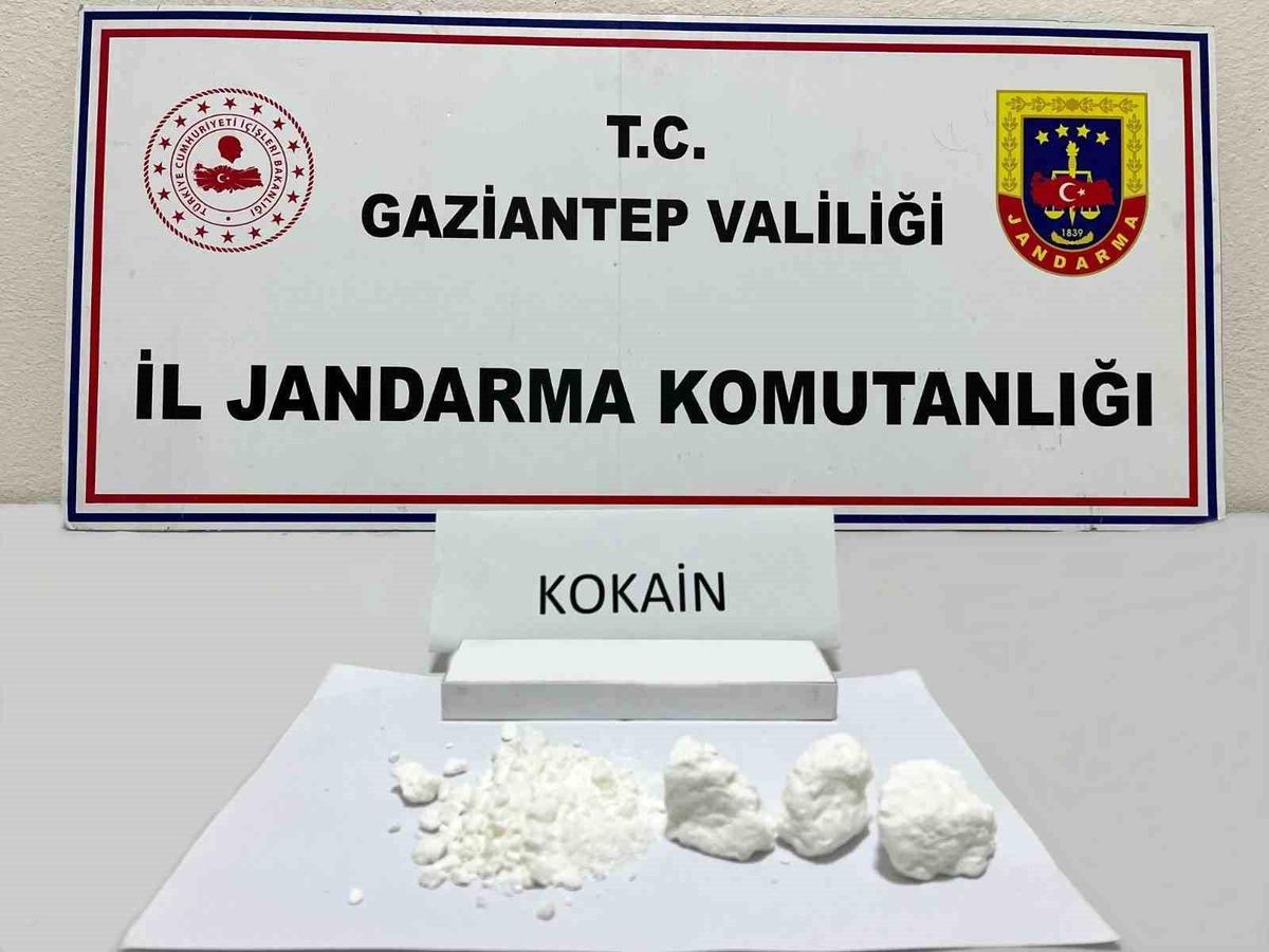 Gaziantep\'te 500 Bin TL Değerinde Kokain Ele Geçirildi