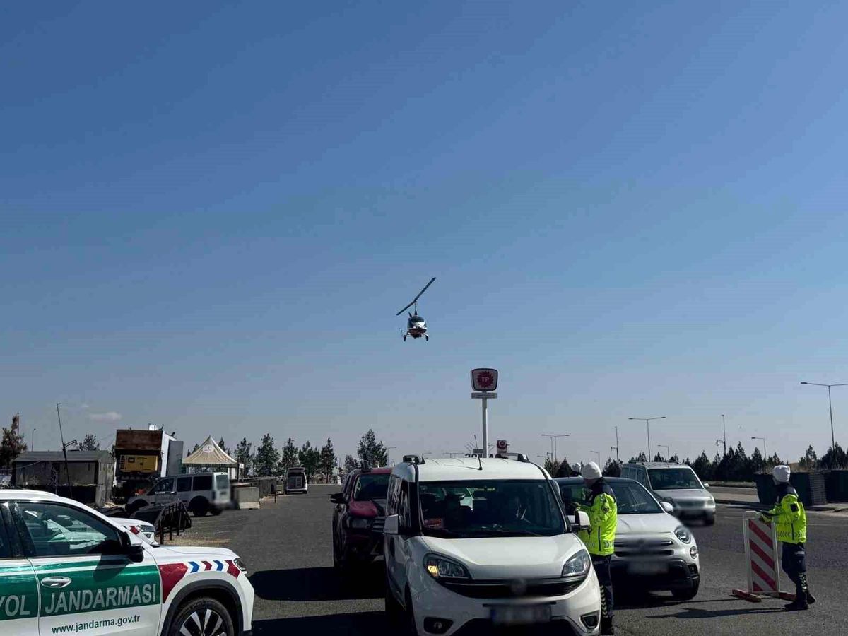 Gaziantep\'te Drone ile Trafik Denetimi