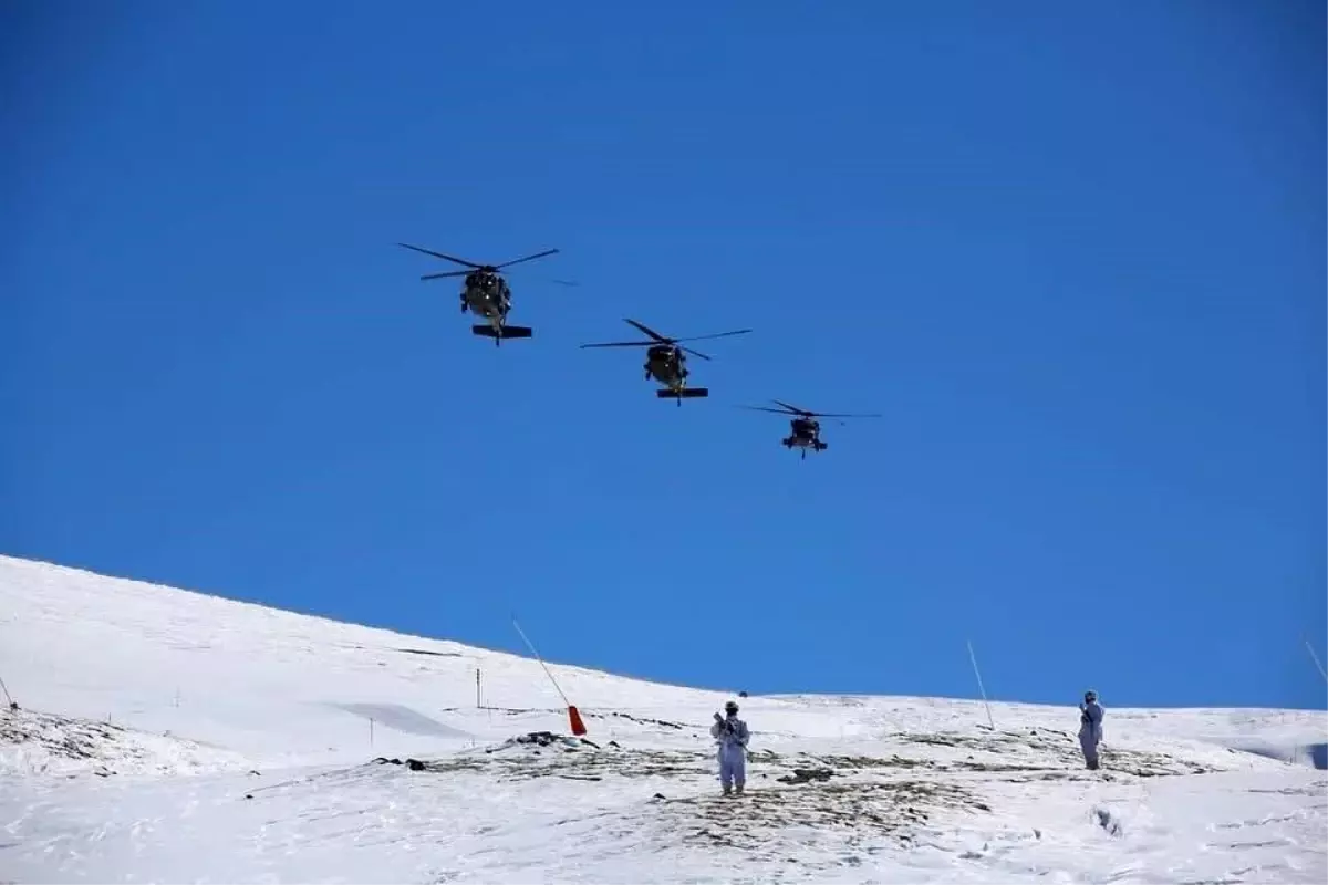 Erzurum Kış Saha Tatbikatı Tamamlandı