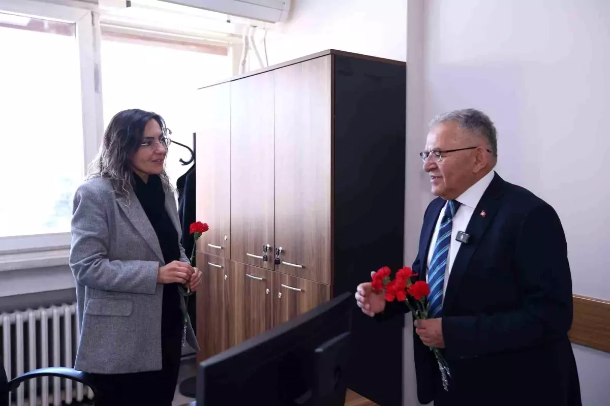 Başkan Büyükkılıç\'tan Dünya Kadınlar Günü Kutlaması