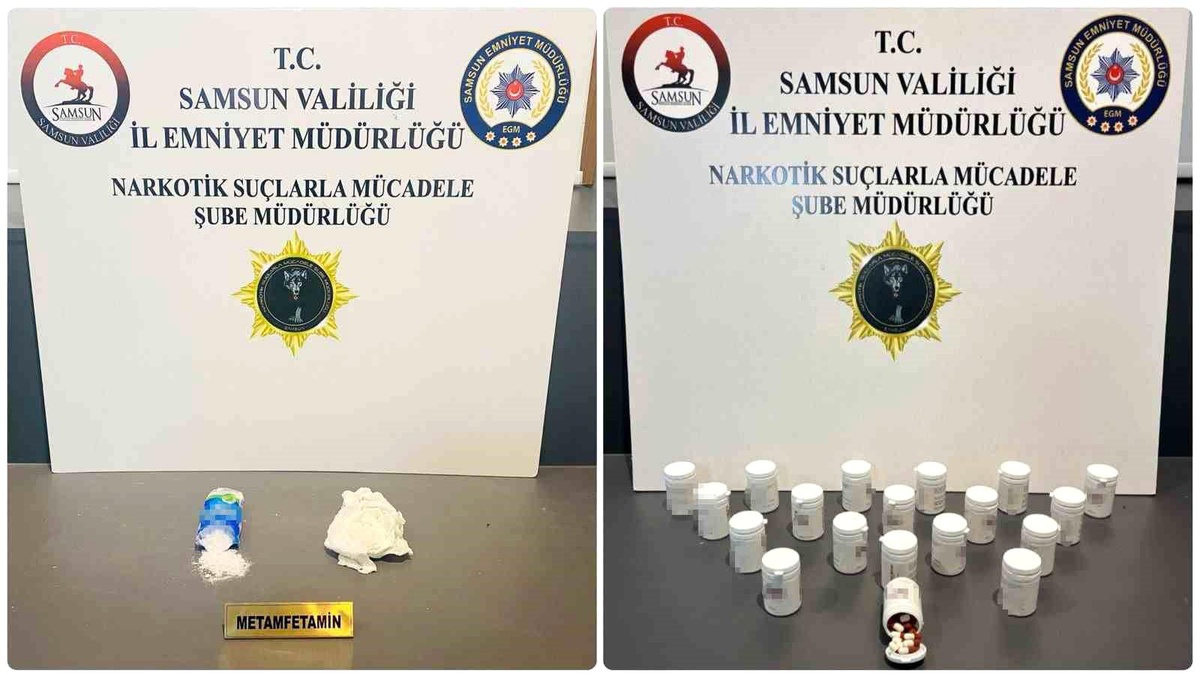 Samsun\'da Uyuşturucu Operasyonu: 3 Gözaltı