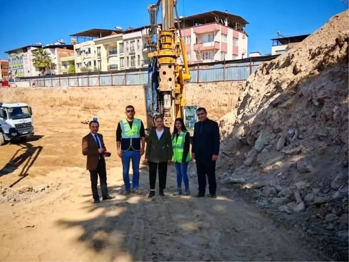 Kaymakam Küpeli Kan, Okul İnşaatını İnceledi