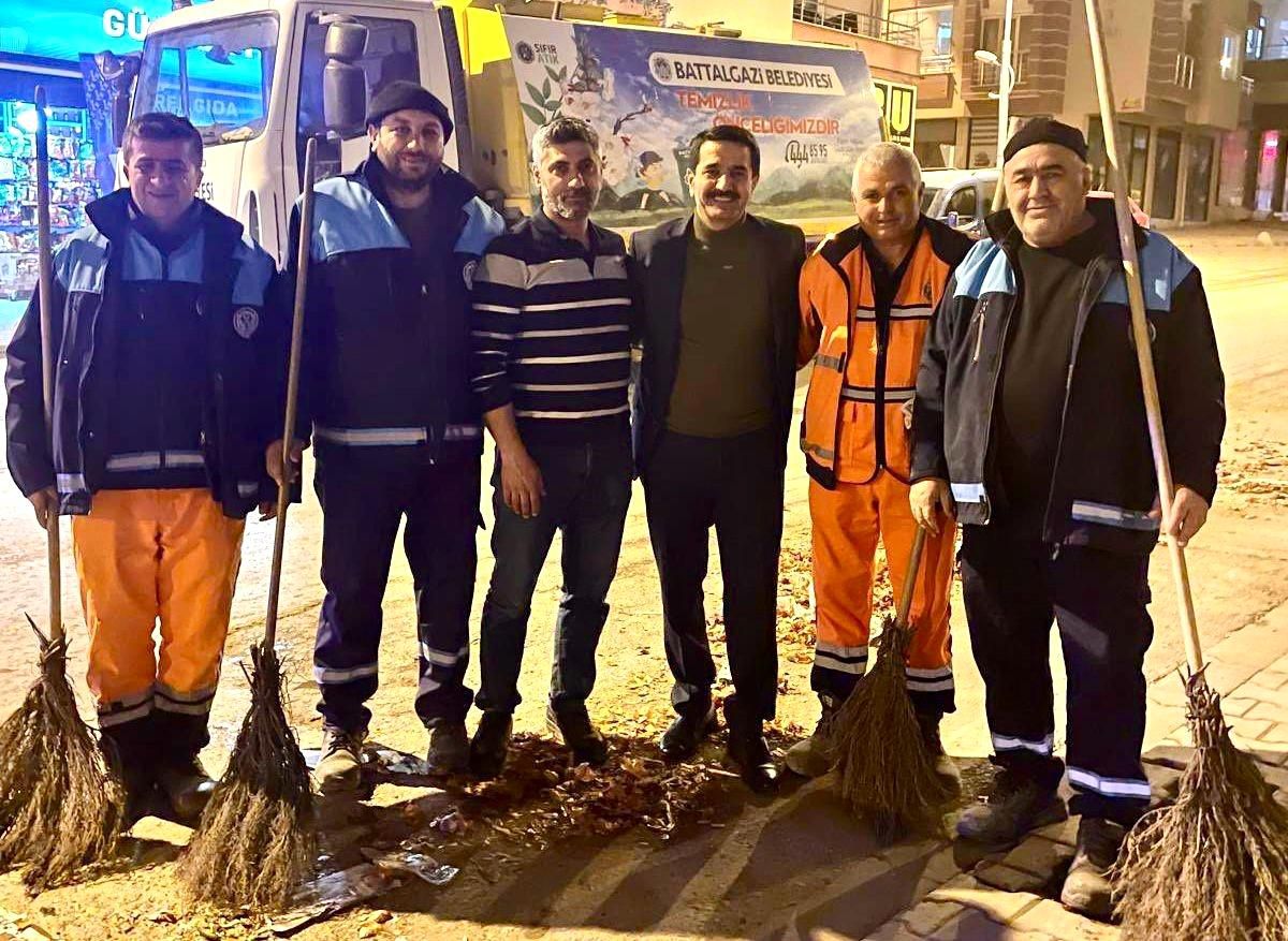 Başkan Taşkın, Temizlik Personeline Moral Ziyareti Gerçekleştirdi