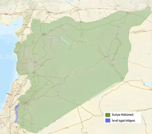 YPG ile anlaşma sonrası Suriye haritası tamamen yeşile büründü