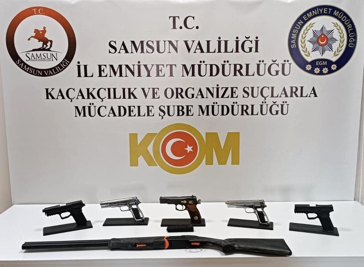 Samsun\'da Silah Ticareti Operasyonu
