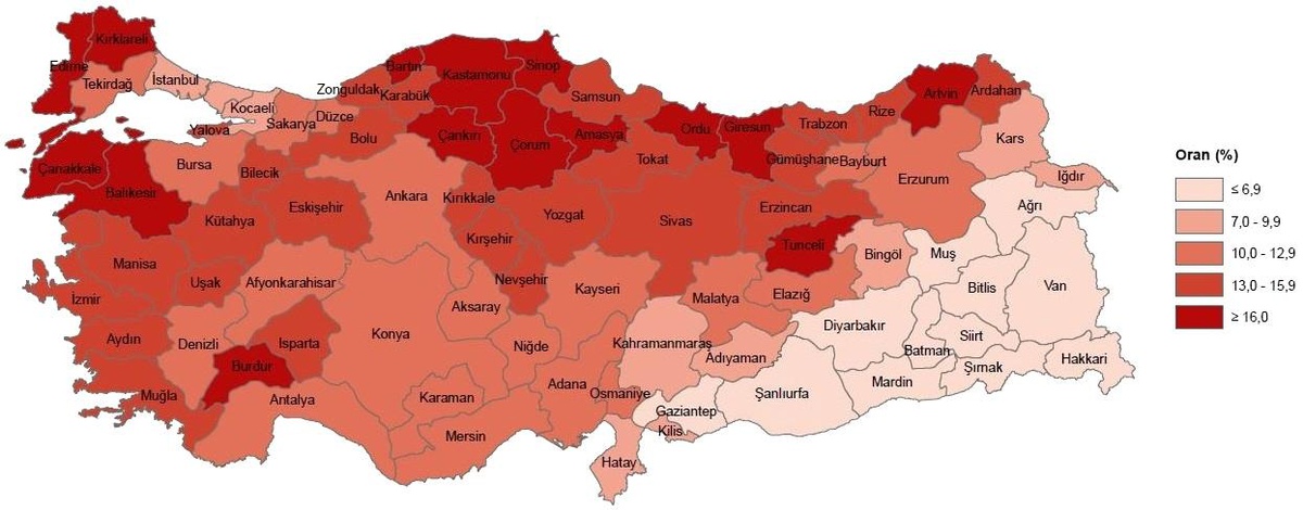 Eskişehir\'de Yaşlı Nüfus Oranı Artıyor