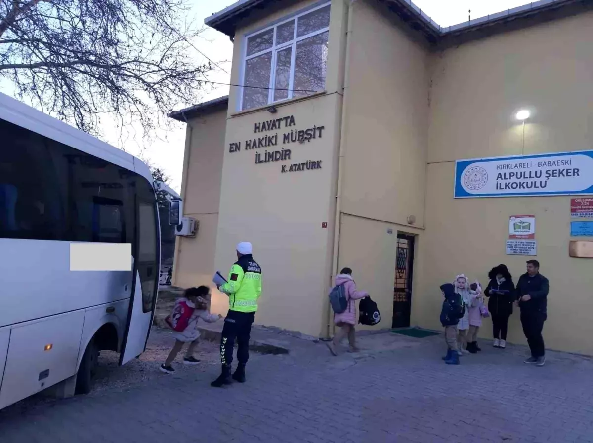 Kırklareli\'nde Okul Servis Denetimi