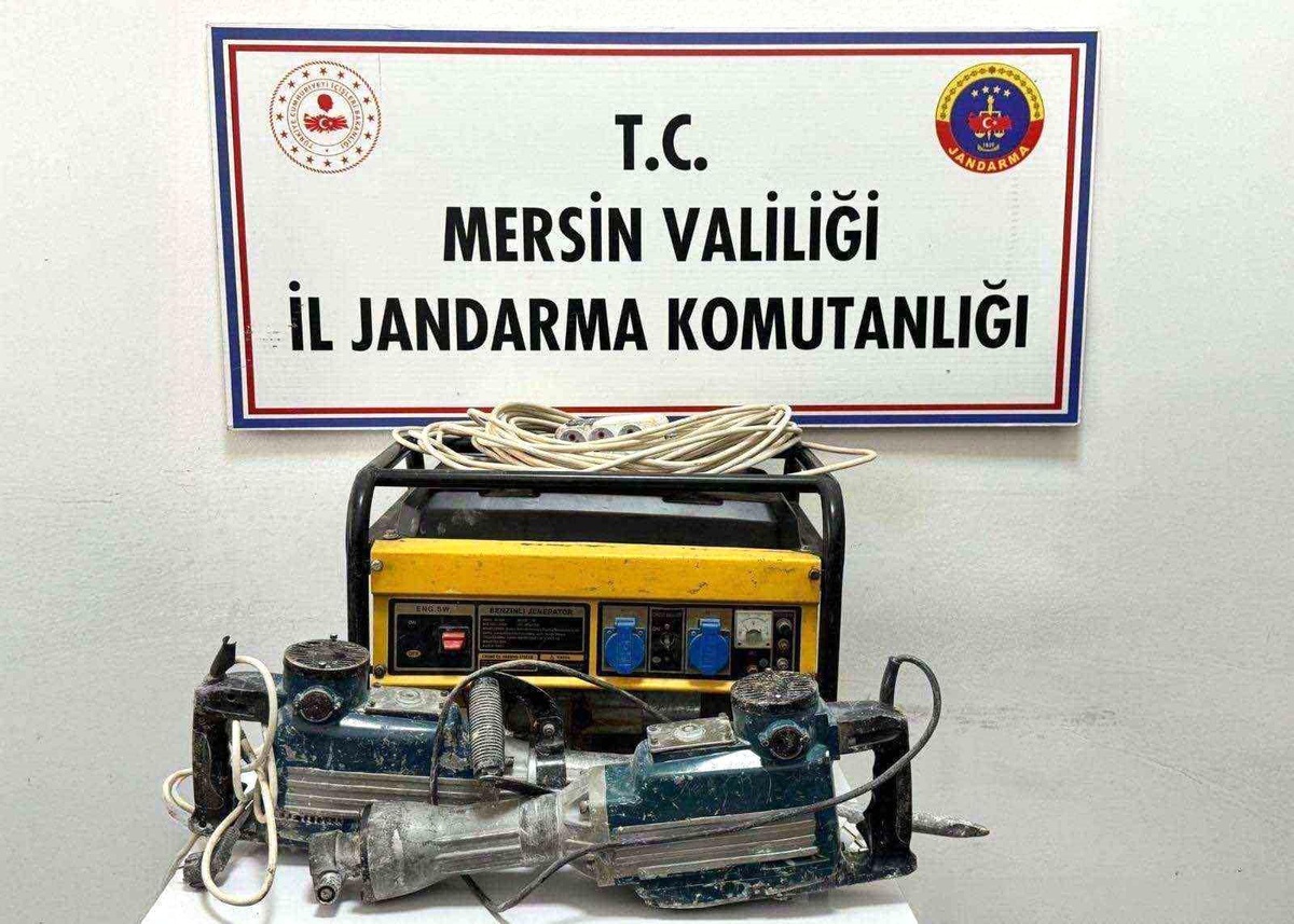 Mersin\'de Kaçak Kazı Operasyonu