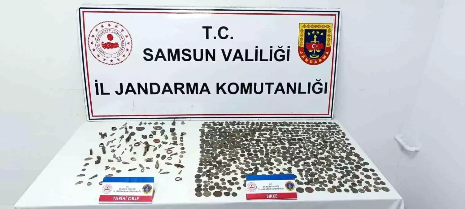 Samsun\'da Tarihi Eser Kaçakçılığı Operasyonu