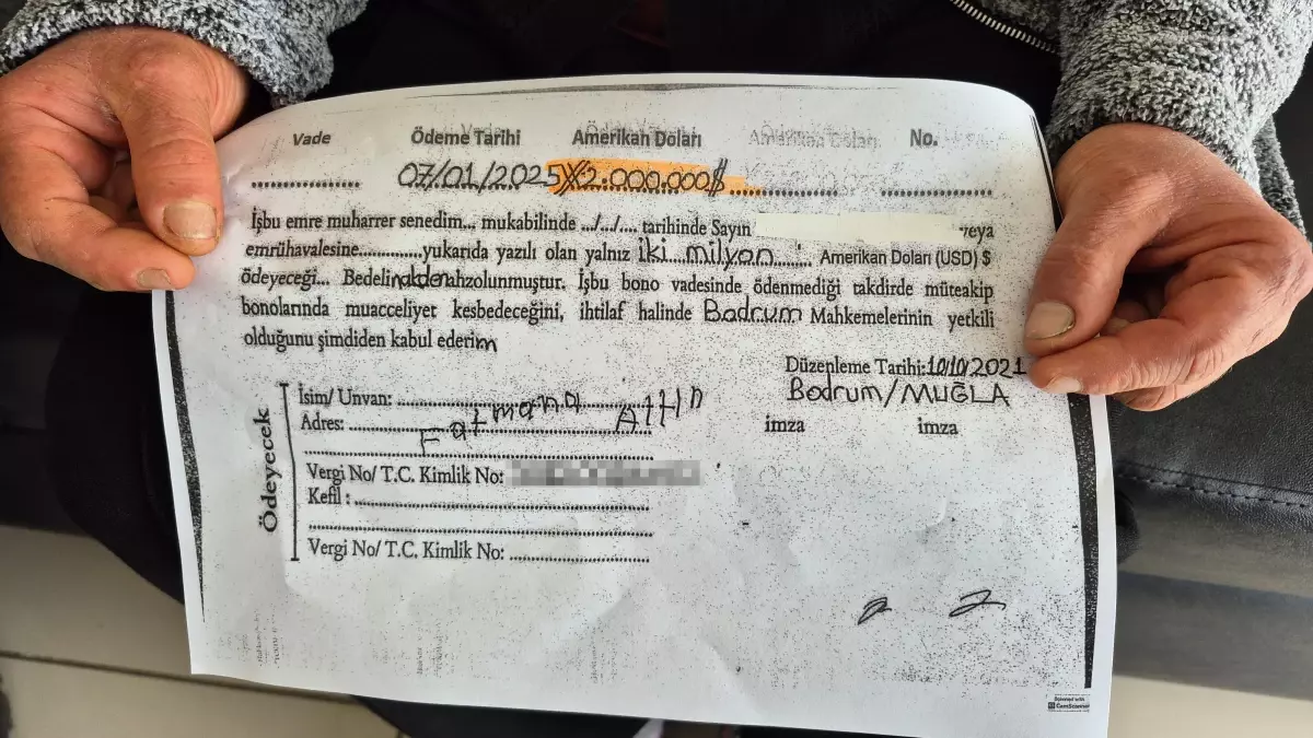 "Erzak yardımı alacağım" zannederken 2 milyon dolarlık borca imza attı