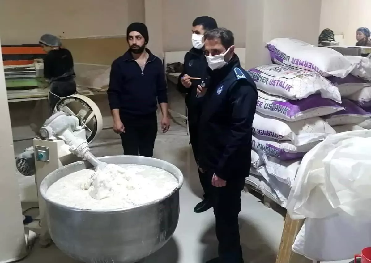 Erzincan\'da Yufka ve Kadayıf Denetimi