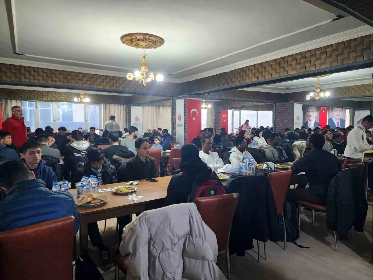 Erzurum\'da Uluslararası Öğrenciler Ramazan İftarında Buluştu