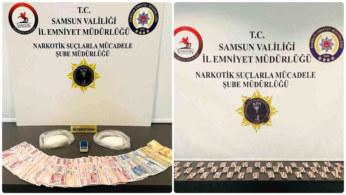 Samsun\'da Uyuşturucu Operasyonu: 4 Gözaltı