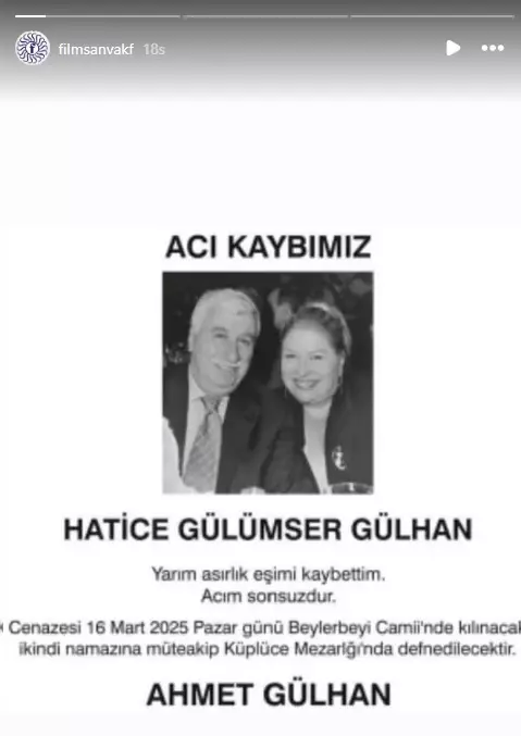 Yeşilçam'ın yıldızı Gülümser Gülhan hayatını kaybetti