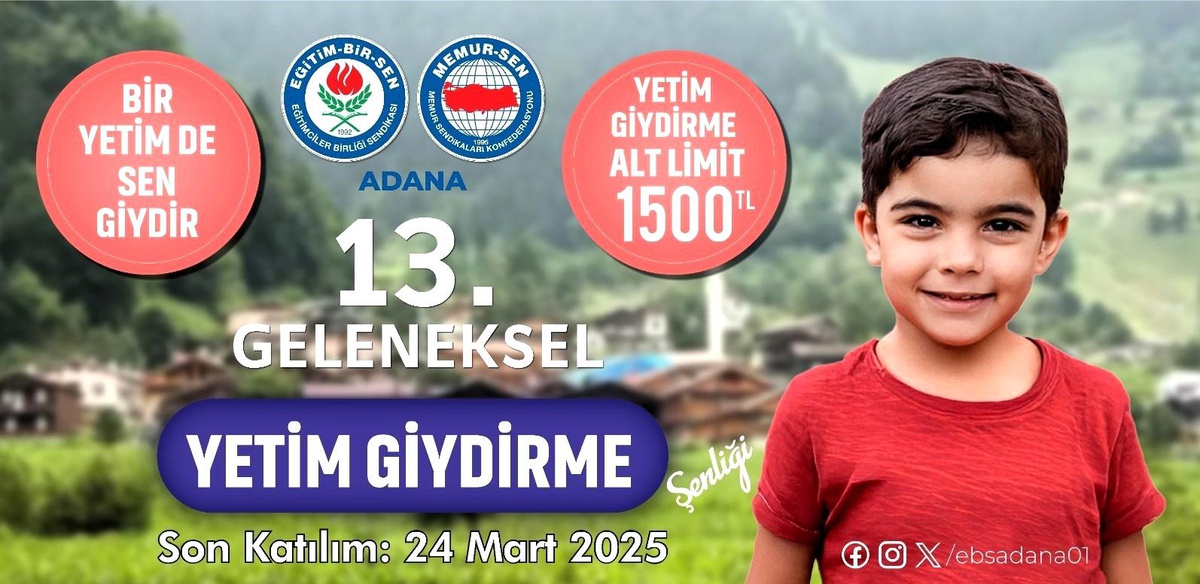 Yetim Giydirme Şenliği Başlıyor