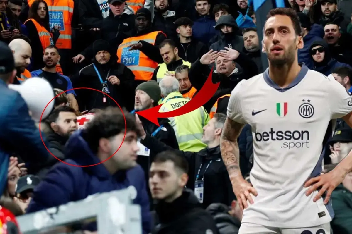 Inter maçında korku dolu anlar! Hakan Çalhanoğlu, tribünden gelen megafon sesiyle neye uğradığını şaşırdı