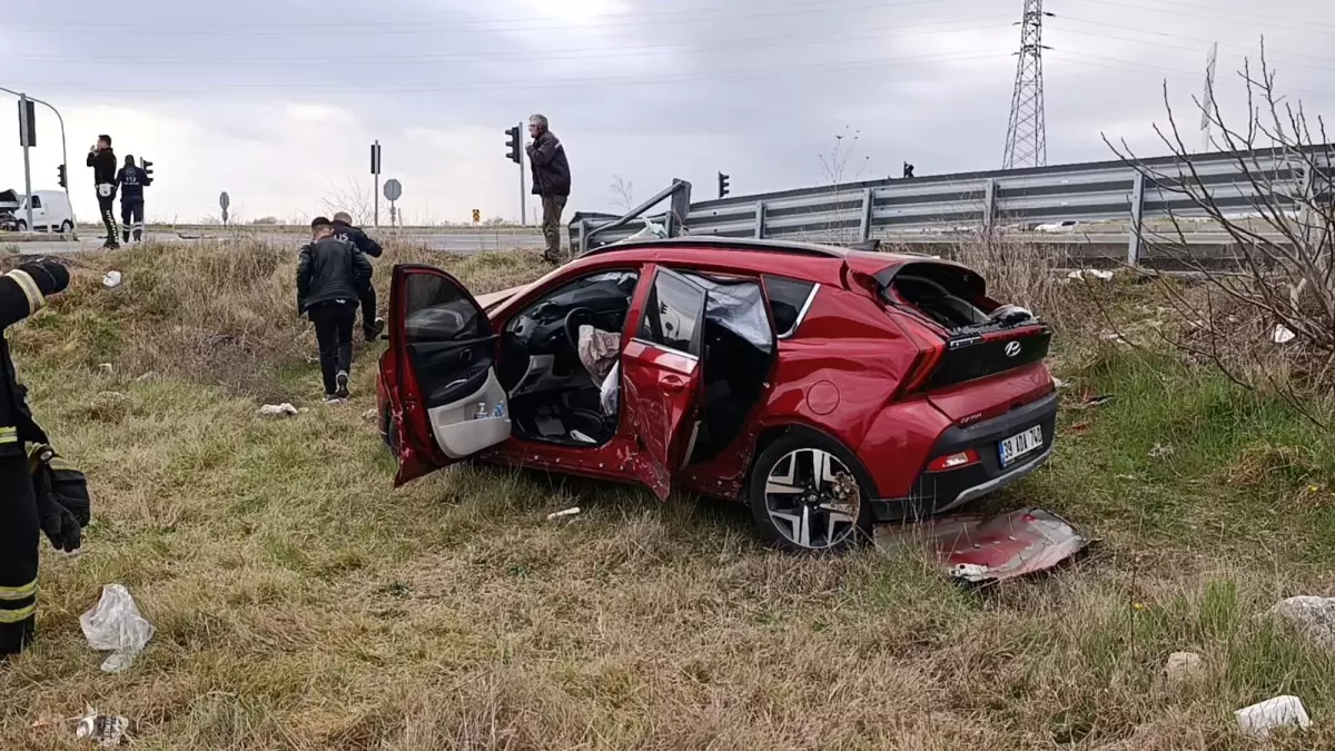 Tekirdağ\'da Kaza: 1 Yaralı