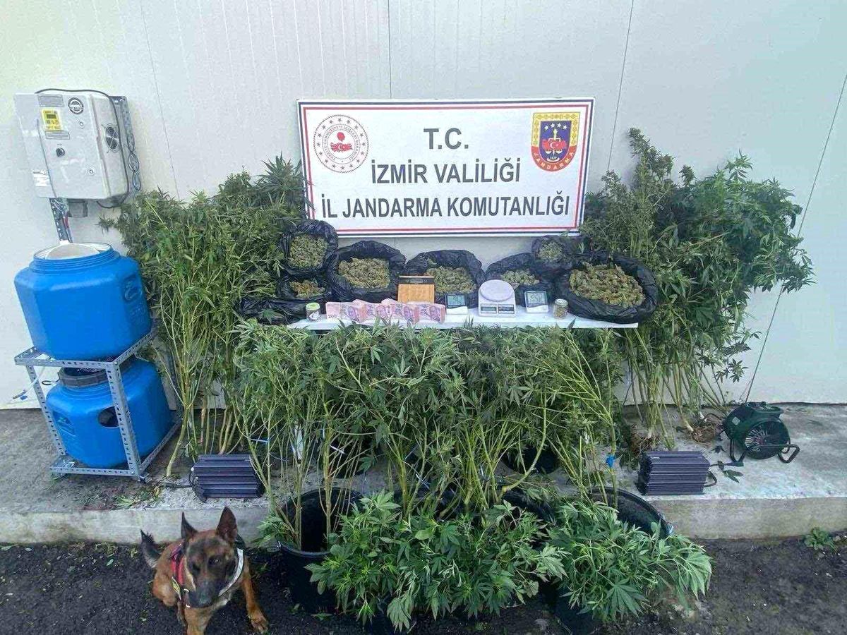 İzmir\'de Uyuşturucu Operasyonu: İki Şüpheli Gözaltında