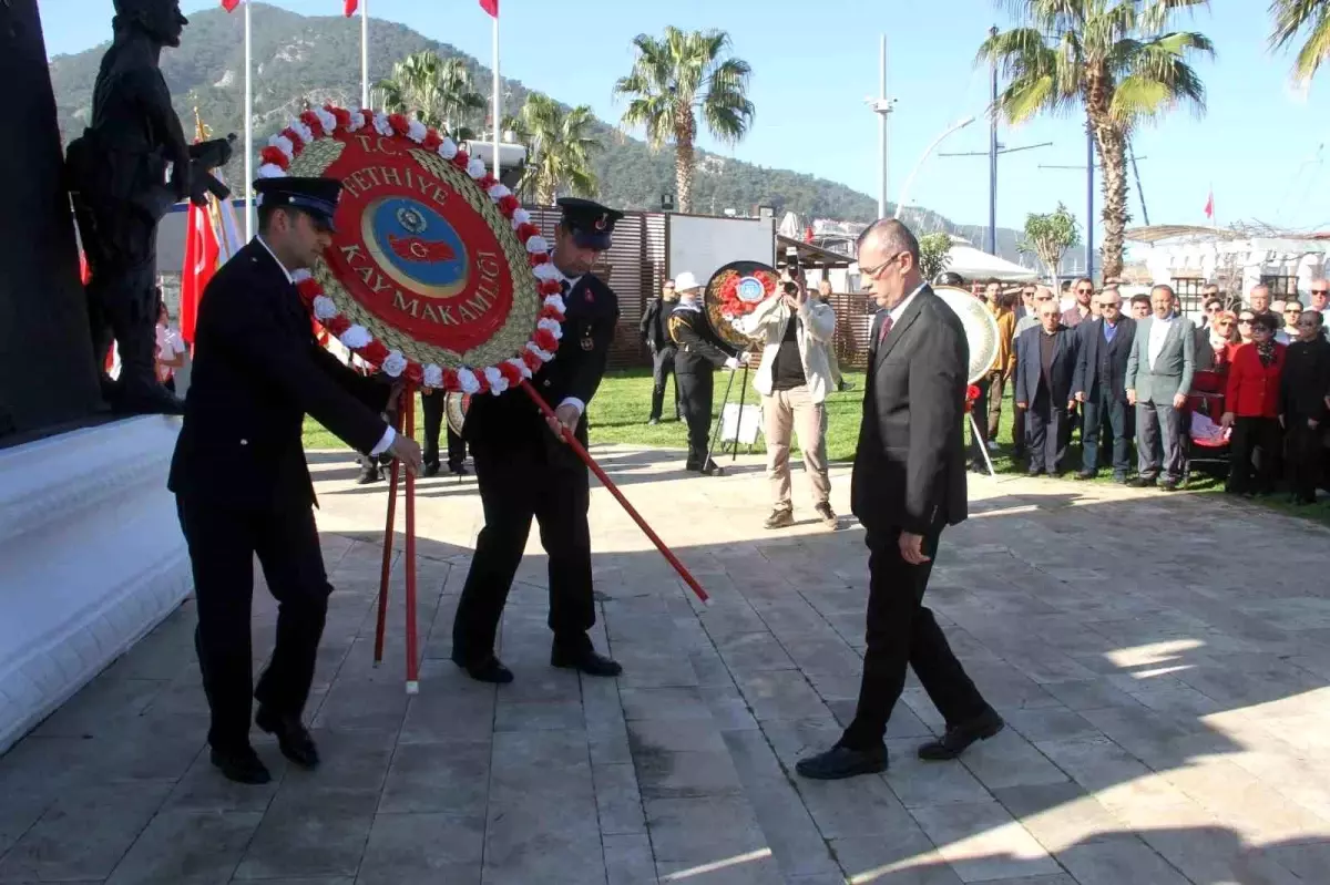 Çanakkale Zaferi\'nin 110. Yılı Fethiye\'de kutlandı