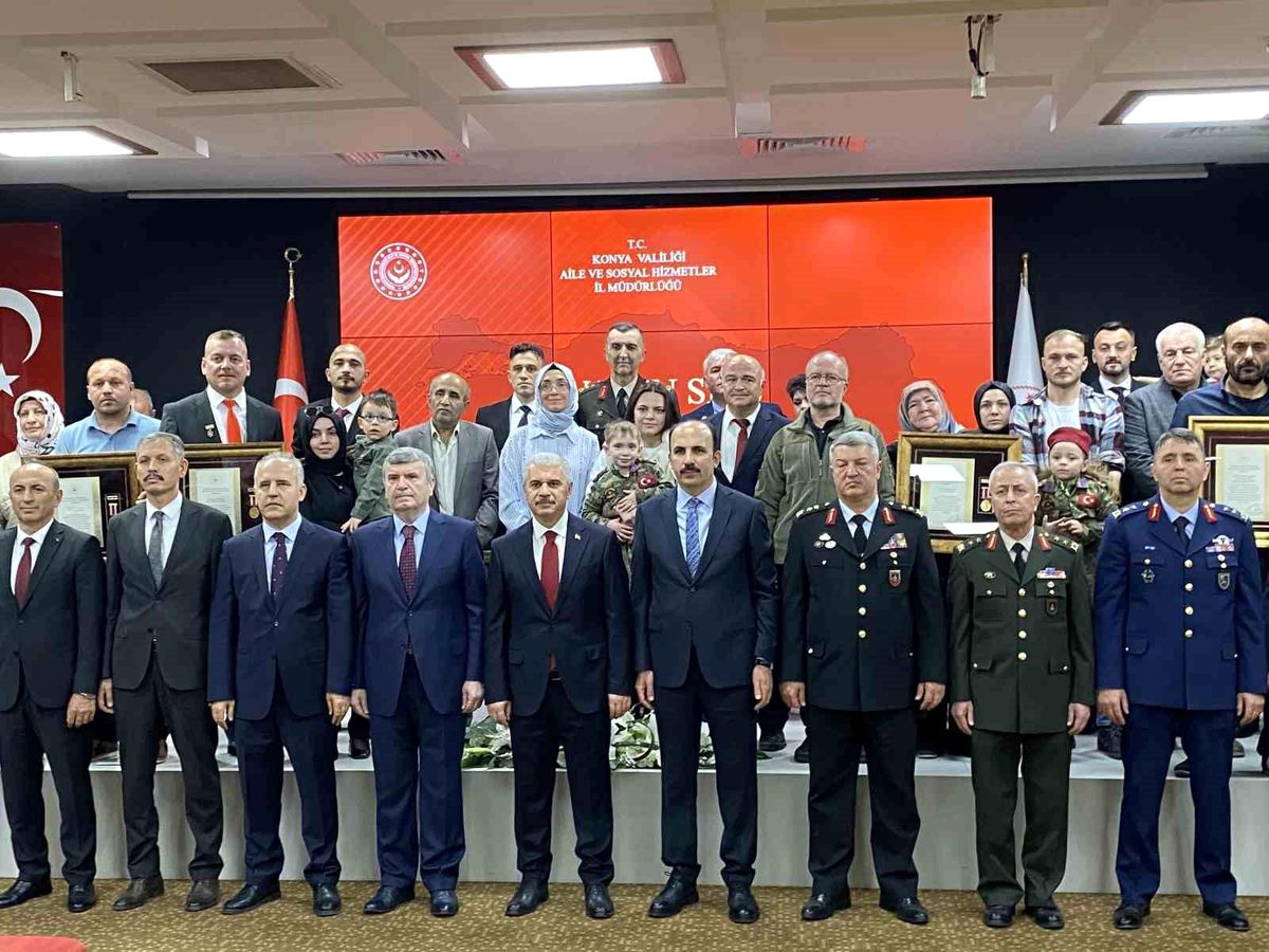 Konya\'da Devlet Övünç Madalyası Tevcih Töreni düzenlendi