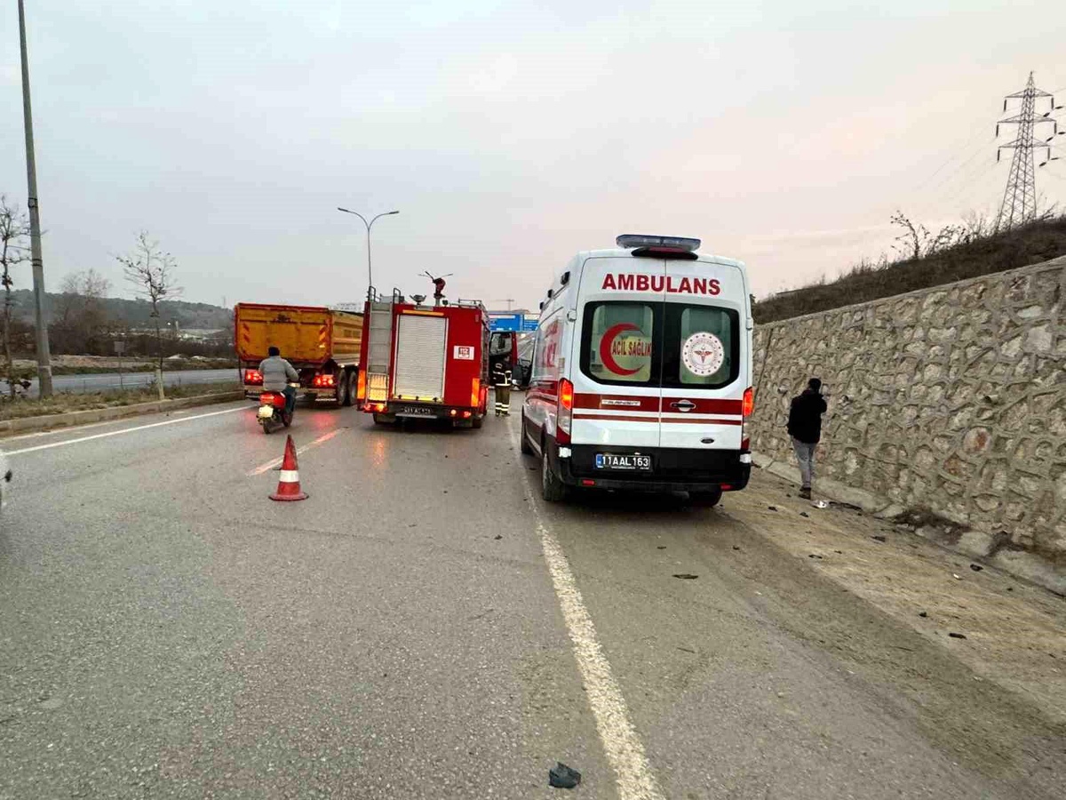 Bilecik\'te Trafik Kazası: 1 Yaralı