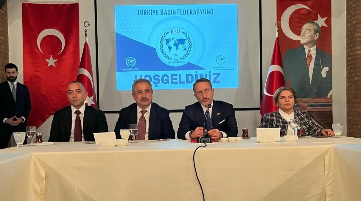 İletişim Başkanı Altun, TÜBAF İftar Programına Katıldı