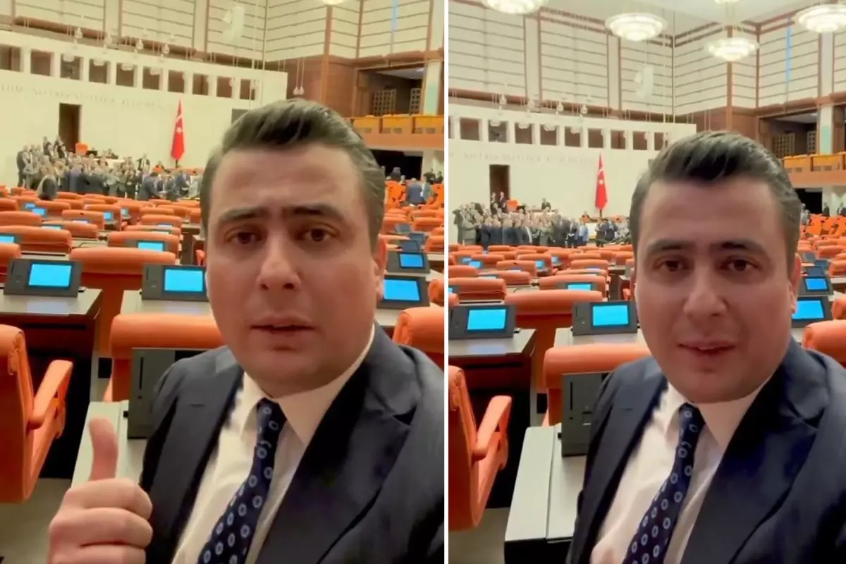 Meclis\'ten video çekip paylaşan Osman Gökçek\'in sözleri muhalefet cephesini kızdırdı