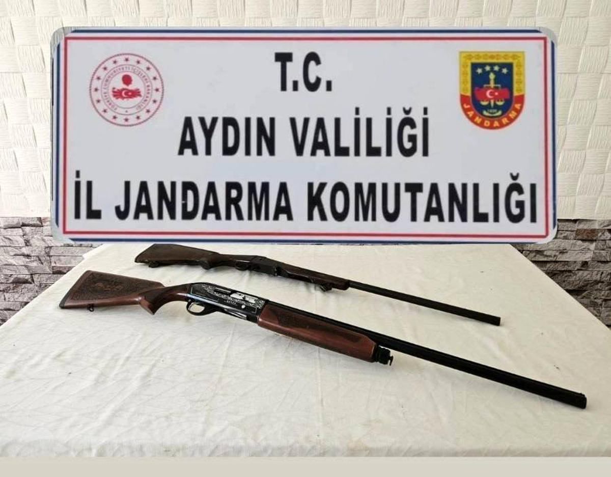 Aydın\'da Ruhsatsız Av Tüfeği Ele Geçirildi