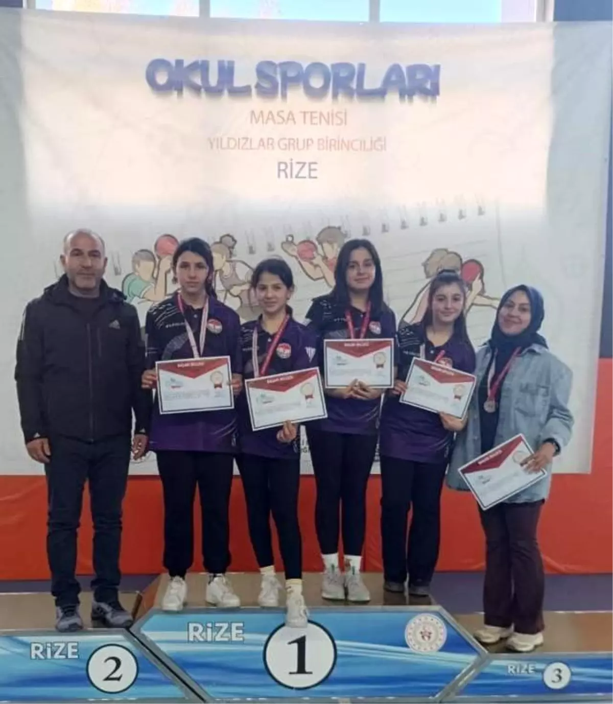 Bayburt\'un Kız Takımı İkinci Oldu