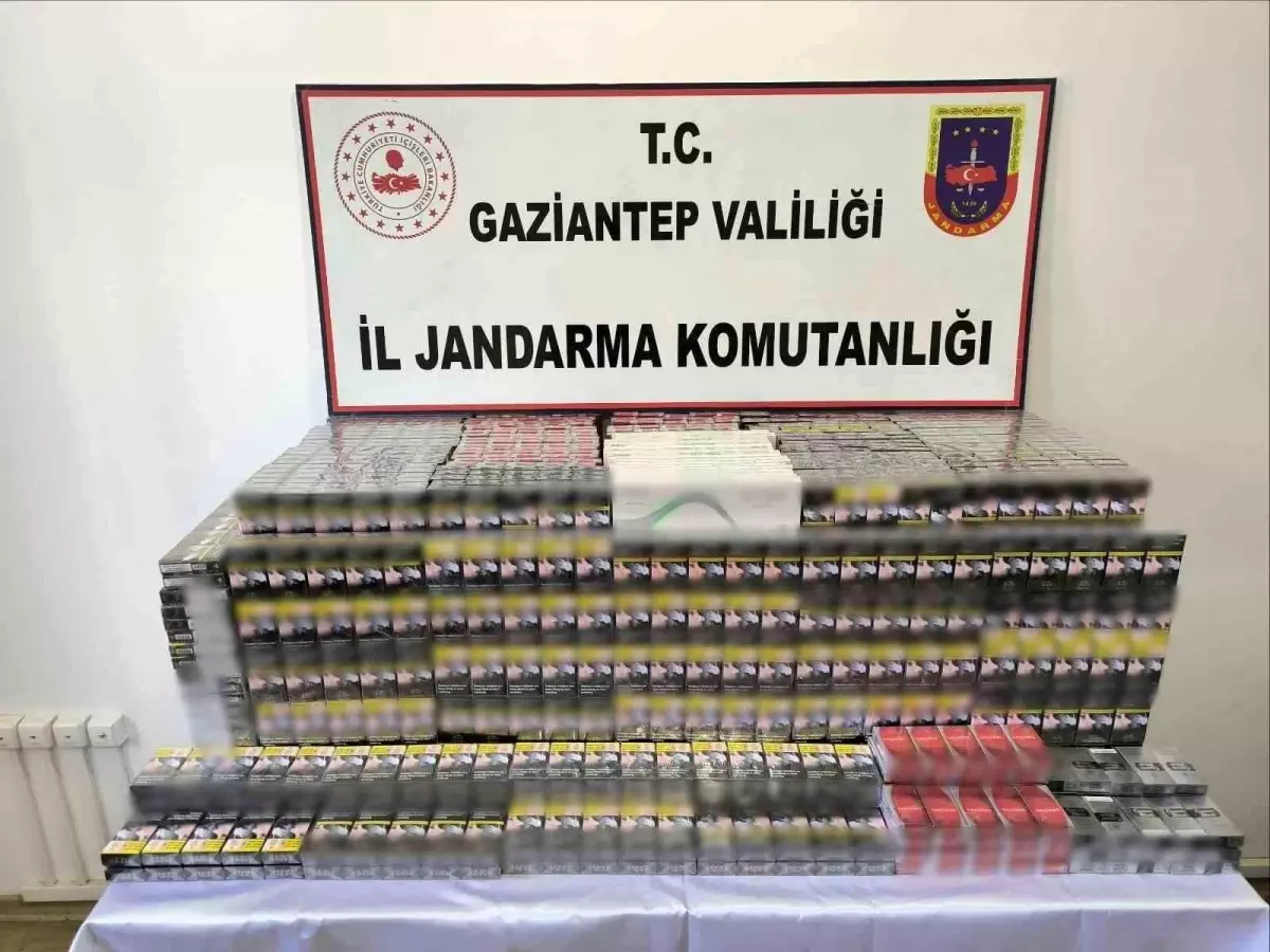 Gaziantep\'te 4,2 milyon TL değerinde kaçak tütün ve sigara ele geçirildi: 38 gözaltı