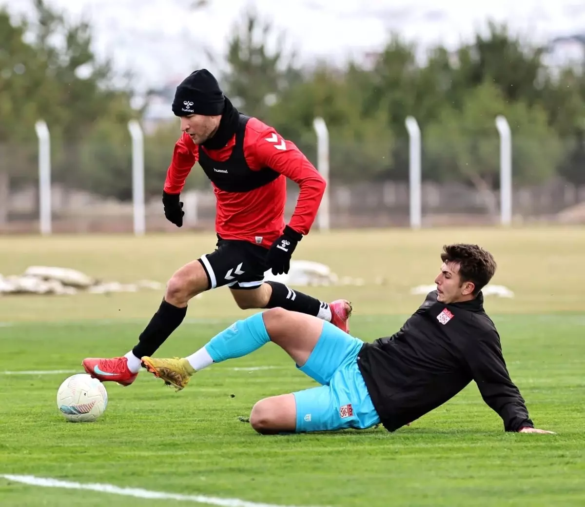 Sivasspor Antrenman Maçı Yaptı