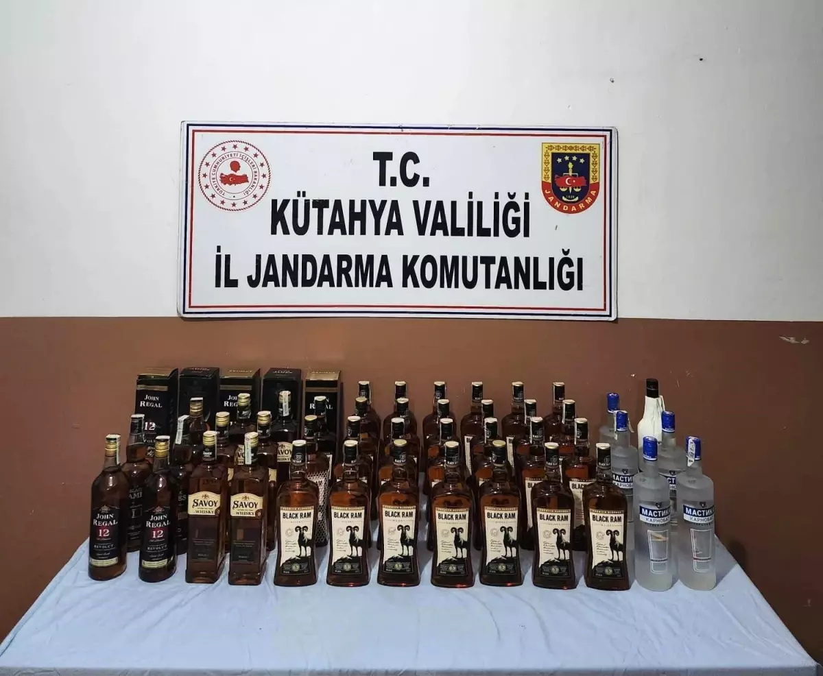 Kütahya\'da 44 Litre Sahte İçki Ele Geçirildi