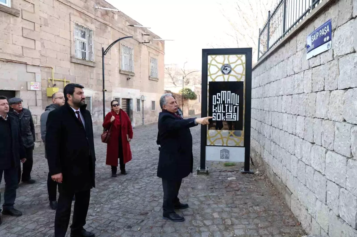 Talas\'ta Türkçe Sokağı Projesi Hızla İlerliyor