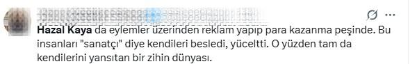 Yüzü olduğu marka üzerinden siyaset yapmaya kalkan Hazal Kaya linç yedi