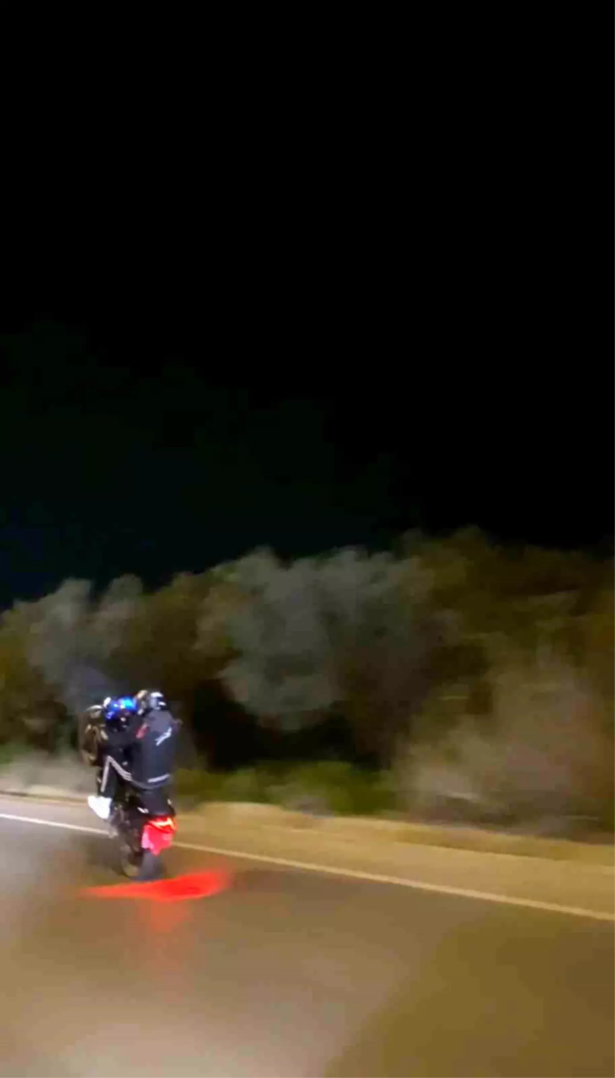 Bursa\'da Tehlikeli Motosiklet Şovu