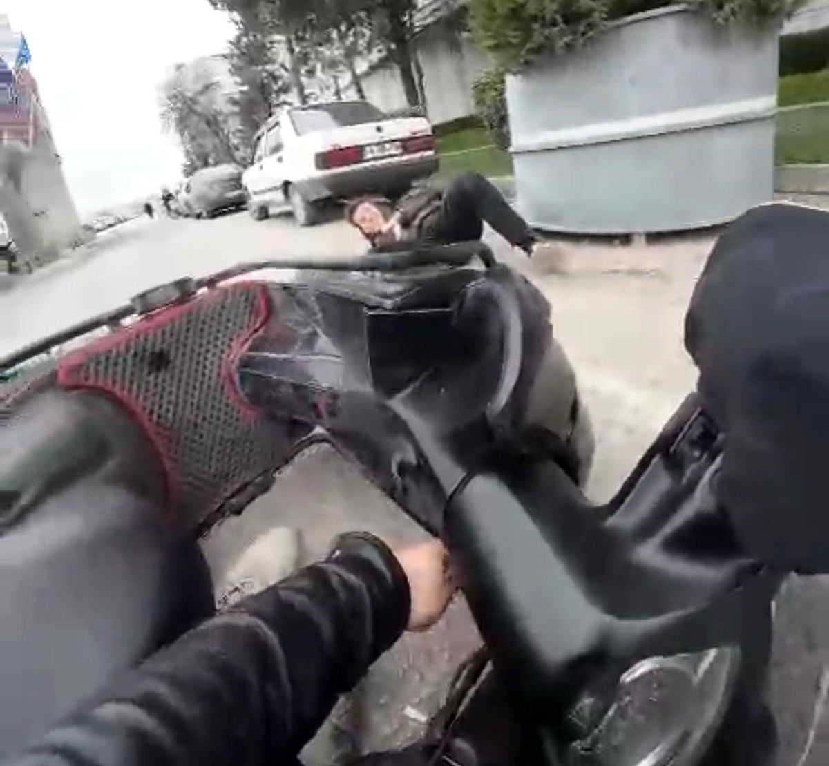 Bolu\'da Motosikletli Kaza: Yayaya Çarptı