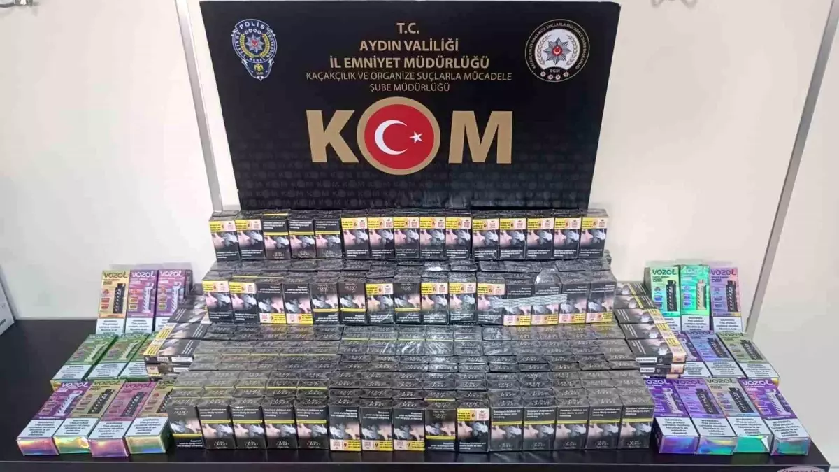 Aydın\'da Kaçak Sigara Operasyonu