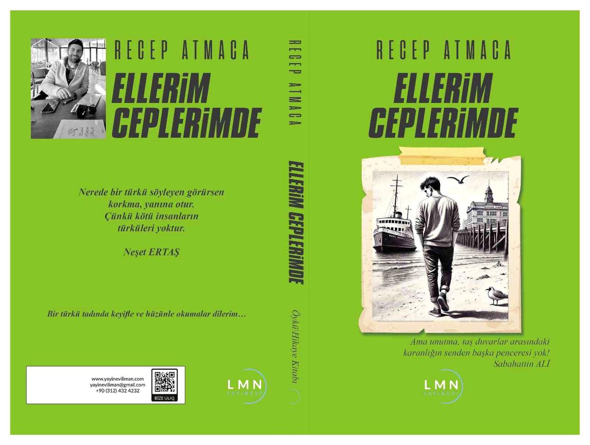 Recep Atmaca\'nın \'Ellerim Ceplerimde\' Adlı Yeni Kitabı Yayınlandı