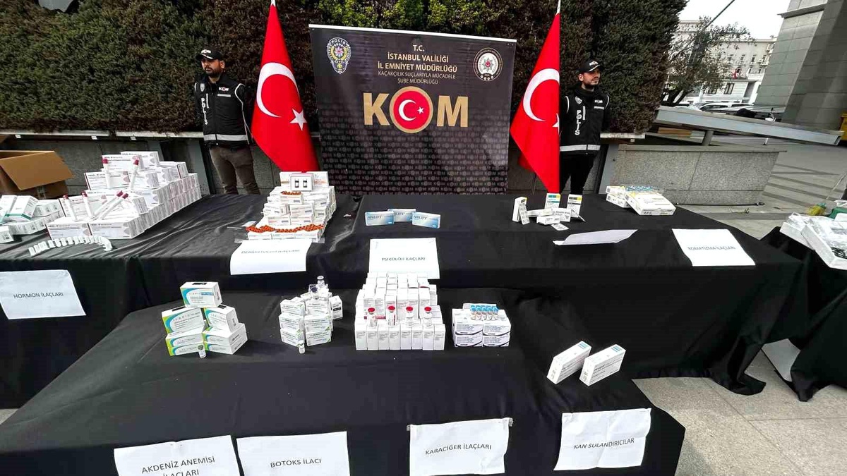 İstanbul\'da Kaçak İlaç ve Cihaz Operasyonu