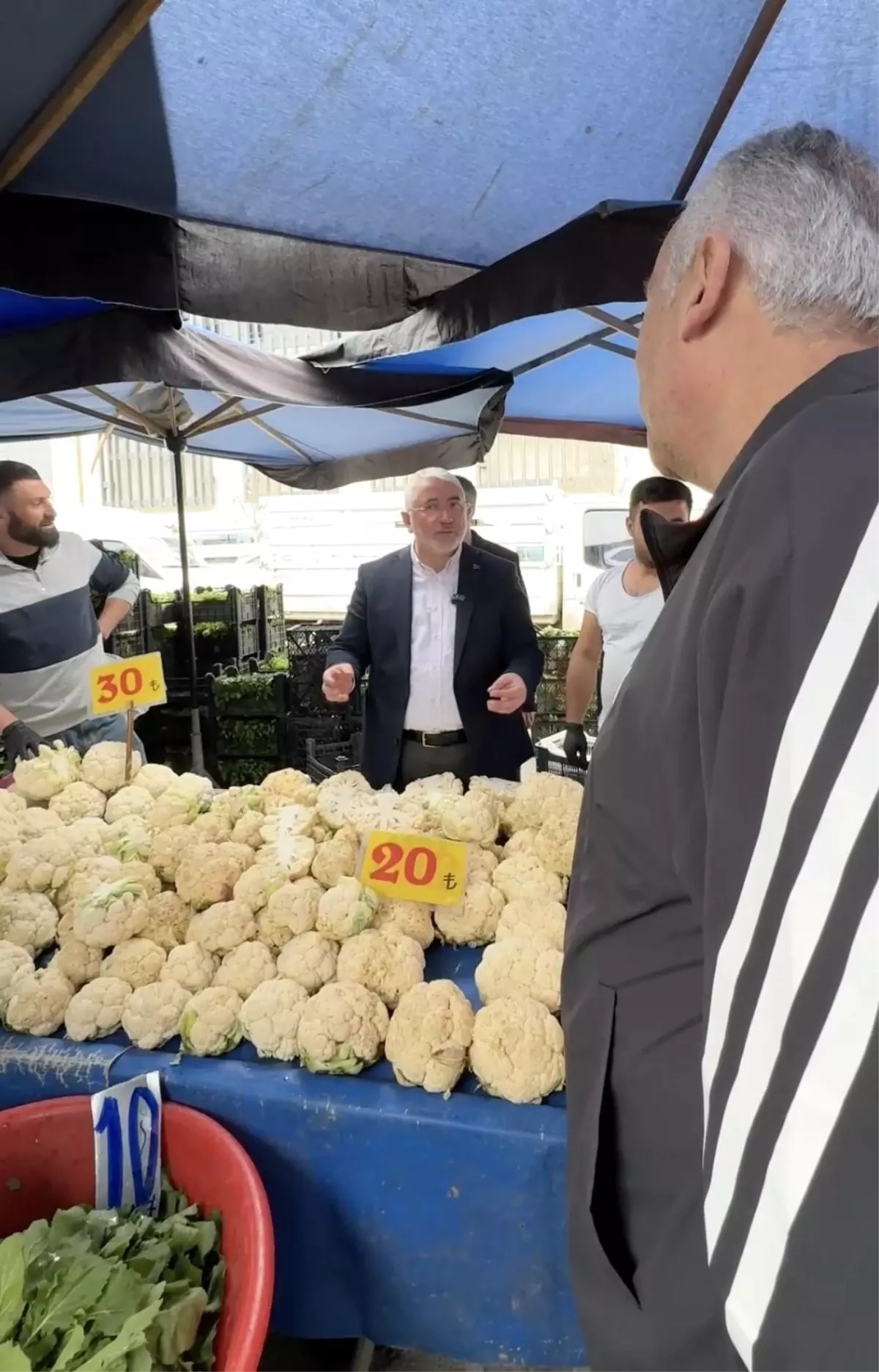 Çorum Belediye Başkanı Aşgın, Semt Pazarında Denetim Yaparak Esnafa Uyarıda bulundu